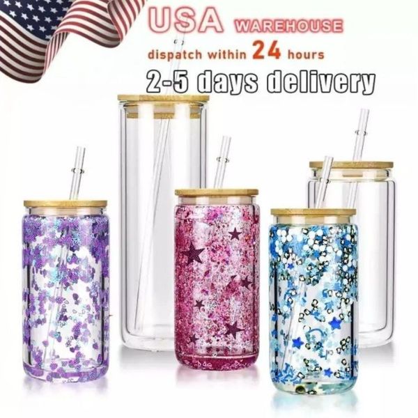 us warehouse 12oz 16oz 25oz tumblers mugs clear sublimation double wall glass tumbler glitter diy snow globe blank can with bamboo lids beer
us warehouse 12oz 16oz 25oz tumblers mugs clear sublimation double wall glass tumbler glitter diy snow globe blank can with bamboo lids beer