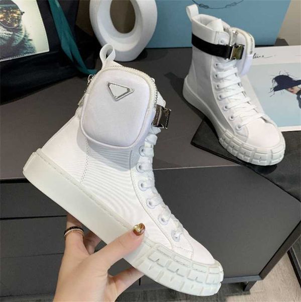 designers casual shoes wheel re-nylon sneakers men women platform high with bag combat boots luxury all-match stylist shoe lace up flat prad, Black
designers casual shoes wheel re-nylon sneakers men women platform high with bag combat boots luxury all-match stylist shoe lace up flat prad, Black