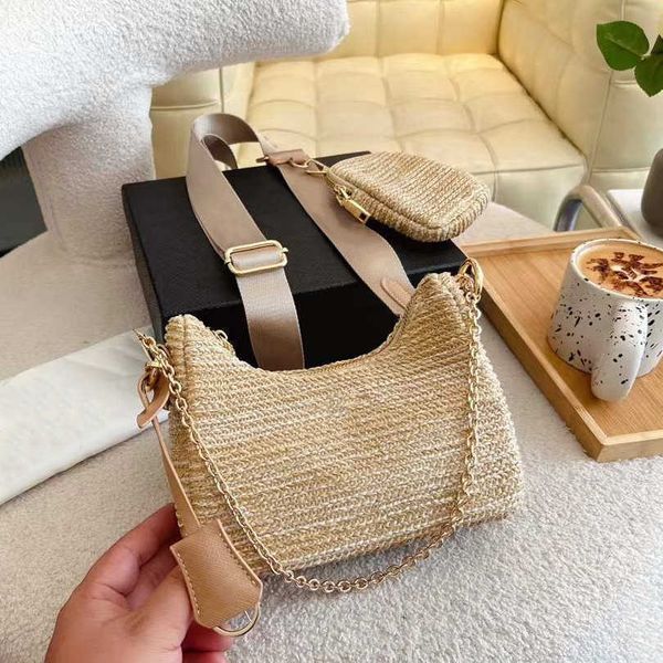 woman prads re-edition 2005 straw chain bags designer bags luxury handbag hobo lady nylon crossbody bag fashion 2-piece purse mini pouch top
woman prads re-edition 2005 straw chain bags designer bags luxury handbag hobo lady nylon crossbody bag fashion 2-piece purse mini pouch top