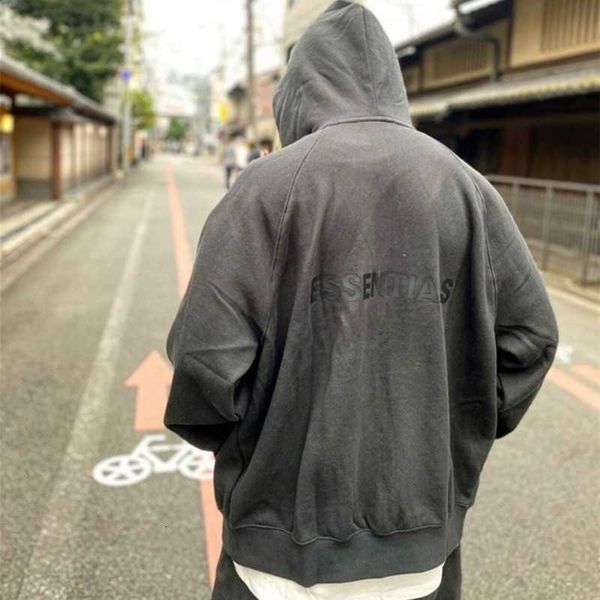 hoodies hweatshirts feel of god fog essentials double line zipper cardigan hooded sweater men's high street loose coat, Black
hoodies hweatshirts feel of god fog essentials double line zipper cardigan hooded sweater men's high street loose coat, Black