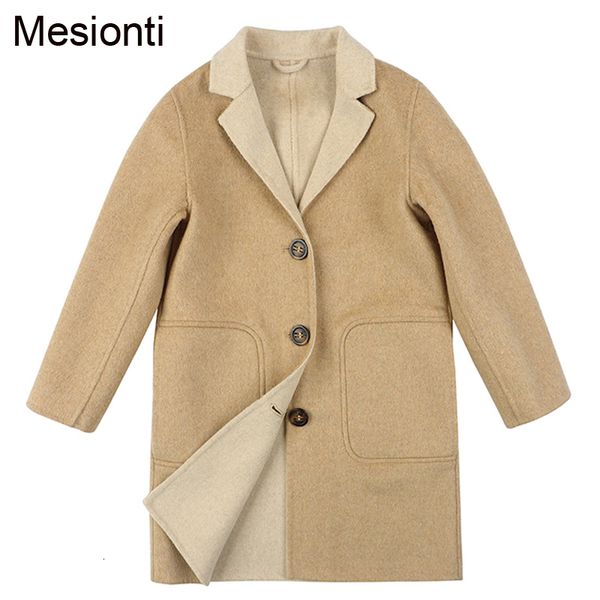 coat girl winter s child woolen single breasted trench lapel autumn kids outerwear wool overcoat children clothes 221125, Blue;gray
coat girl winter s child woolen single breasted trench lapel autumn kids outerwear wool overcoat children clothes 221125, Blue;gray