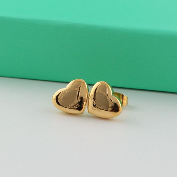 love heart designer stud earrings luxury t fashion titanium 18k rose gold silver earing for women lady party wedding gift engagement simple, Golden;silver
love heart designer stud earrings luxury t fashion titanium 18k rose gold silver earing for women lady party wedding gift engagement simple, Golden;silver