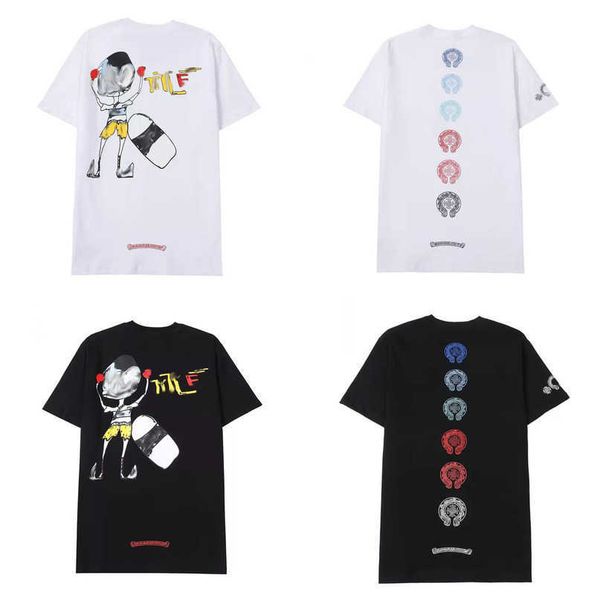 luxury fashion men's t shirt ch brand tees men women sanskrit letter short sleeve horseshoe couple t-shirts designer polos tshirts cro, White;black
luxury fashion men's t shirt ch brand tees men women sanskrit letter short sleeve horseshoe couple t-shirts designer polos tshirts cro, White;black
