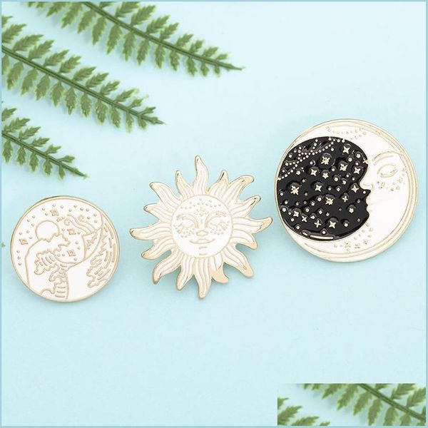 pins brooches enamel brooch pin golden sun moon star seaside waves cartoon smile face badges creative brooches jewelry roun dhgarden dhlr7, Gray
pins brooches enamel brooch pin golden sun moon star seaside waves cartoon smile face badges creative brooches jewelry roun dhgarden dhlr7, Gray