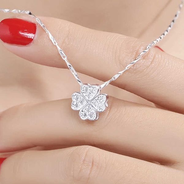 necklaces s999 four leaf grass silver necklace women's ins small style design versatile jewelry star's same pendant
necklaces s999 four leaf grass silver necklace women's ins small style design versatile jewelry star's same pendant