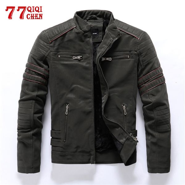 men's leather faux frosted jacket autumn winter fleece casual fashion stand collar moto men slim pu coats 221124, Black
men's leather faux frosted jacket autumn winter fleece casual fashion stand collar moto men slim pu coats 221124, Black