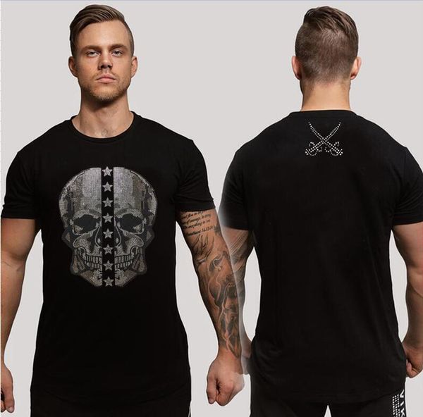 handsome rhinestone t shirt new fashion casual man short sleeve t-shirt men tees, White;black
handsome rhinestone t shirt new fashion casual man short sleeve t-shirt men tees, White;black