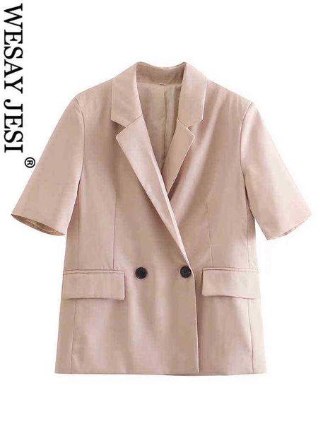 suit wesay jesi fashion commuter solid flesh pink half sleeve blazer straight s, White;black
suit wesay jesi fashion commuter solid flesh pink half sleeve blazer straight s, White;black