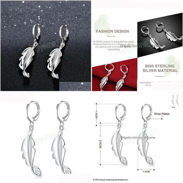 dangle chandelier 925 sterling sier twisted leaves dangle earrings charm women jewelry fashion wedding engagement party gift drop d dhuzu, Silver
dangle chandelier 925 sterling sier twisted leaves dangle earrings charm women jewelry fashion wedding engagement party gift drop d dhuzu, Silver