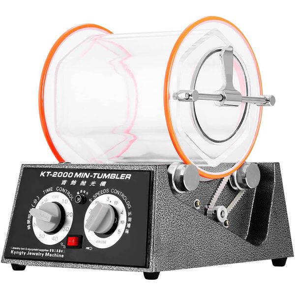 kt-2000 jewelry polisher 5kg capacity mini rotary tumbler machine with timer finisher for jewelry stone, Blue
kt-2000 jewelry polisher 5kg capacity mini rotary tumbler machine with timer finisher for jewelry stone, Blue