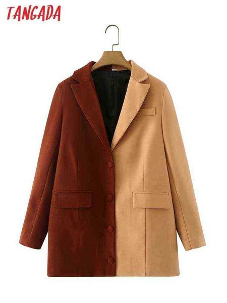 suit tangada women color block blazer coat vintage notched collar pocket 2022 f, White;black
suit tangada women color block blazer coat vintage notched collar pocket 2022 f, White;black