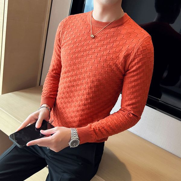 men's sweaters stretch jacquard woven winter crewneck sweater fall plus size 4xl pullover slim fit knit 221128, White;black
men's sweaters stretch jacquard woven winter crewneck sweater fall plus size 4xl pullover slim fit knit 221128, White;black