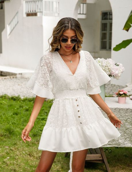 casual dresses women clothing dress white lace half sleeve bodycon elegant ladies clothes ropa mujer girl party club summer casual 221126, Black;gray
casual dresses women clothing dress white lace half sleeve bodycon elegant ladies clothes ropa mujer girl party club summer casual 221126, Black;gray