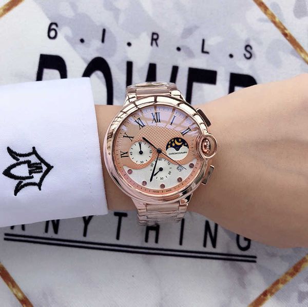 watches luxury designer six stitches all dials work 42 mm in diameter quartz watch chronograph clock moon, Silver
watches luxury designer six stitches all dials work 42 mm in diameter quartz watch chronograph clock moon, Silver