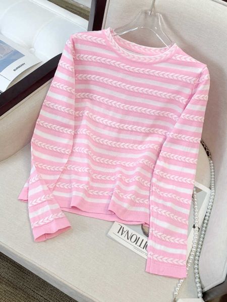 women's sweaters jmprs soft women sweater cute pink striped preppy style dent jumper casual o neck fall sweater warm loose knitted new, White;black
women's sweaters jmprs soft women sweater cute pink striped preppy style dent jumper casual o neck fall sweater warm loose knitted new, White;black