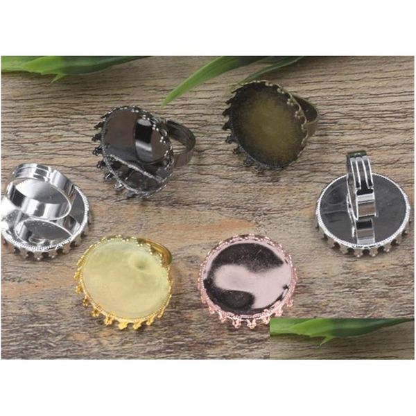 crimp end beads 10pcs 6 colors round 25mm cabochon ring base vintage diy jewelry findings components adjustable blanks drop deliver dh7yk, Bronze;silver
crimp end beads 10pcs 6 colors round 25mm cabochon ring base vintage diy jewelry findings components adjustable blanks drop deliver dh7yk, Bronze;silver