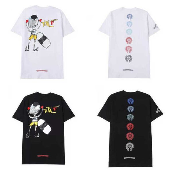 men's fashion luxury t shirt ch brand tees men women sanskrit letter short sleeve horseshoe couple t-shirts designer polos tshirts cro, White;black
men's fashion luxury t shirt ch brand tees men women sanskrit letter short sleeve horseshoe couple t-shirts designer polos tshirts cro, White;black