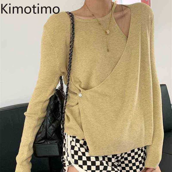 women's sweaters kimotimo 6 colors sweater knitted female wear korean fashion irregular design long sleeves thin sweater fall 2021 wom, White;black
women's sweaters kimotimo 6 colors sweater knitted female wear korean fashion irregular design long sleeves thin sweater fall 2021 wom, White;black