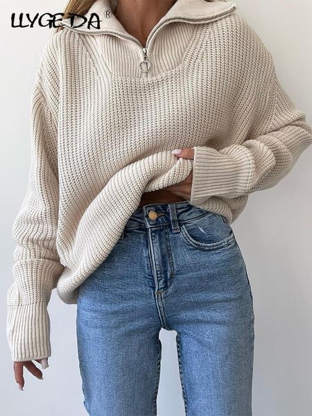 women's sweaters turtleneck knitted women sweater zipper autumn winter female jumpers vintage long sleeve casual pullover sweaters 221, White;black
women's sweaters turtleneck knitted women sweater zipper autumn winter female jumpers vintage long sleeve casual pullover sweaters 221, White;black