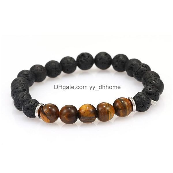 beaded 6 designs lava rock beads charms bracelets natural essential oil diffuser elastic bracelet volcanic beaded hand strings men d dh5ts, Black
beaded 6 designs lava rock beads charms bracelets natural essential oil diffuser elastic bracelet volcanic beaded hand strings men d dh5ts, Black