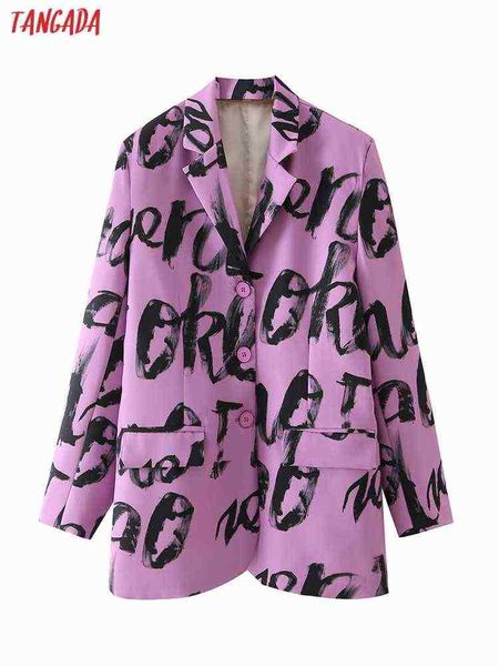 suit tangada women letter print blazer jacket vintage notched collar pocket 202, White;black
suit tangada women letter print blazer jacket vintage notched collar pocket 202, White;black