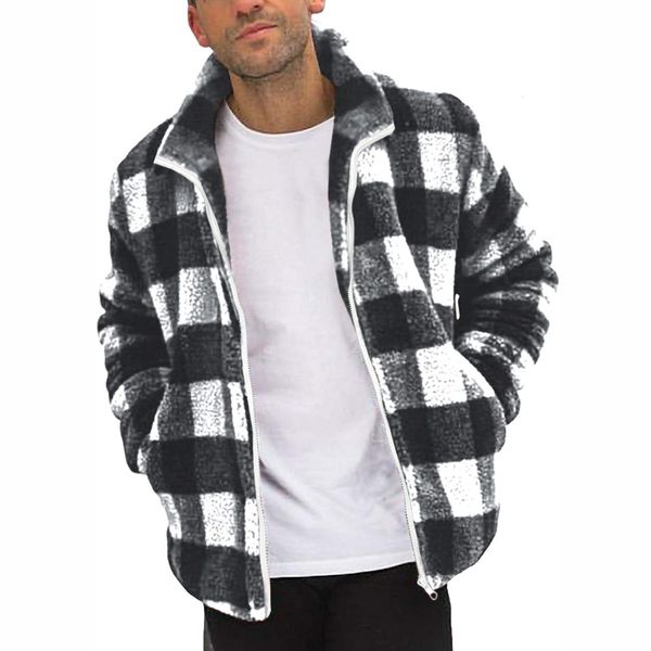 men's sweaters men's casual autumn and winter stand collar full zip long sleeve pocket jacket loose warm daily trench coat fleece, White;black
men's sweaters men's casual autumn and winter stand collar full zip long sleeve pocket jacket loose warm daily trench coat fleece, White;black