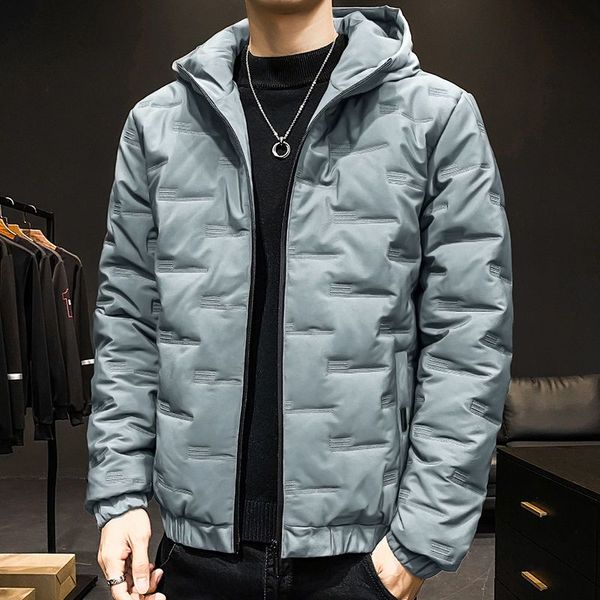 winter men's cotton padded clothes thickened cold proof hooded down warm coat new fashion casual, Black
winter men's cotton padded clothes thickened cold proof hooded down warm coat new fashion casual, Black
