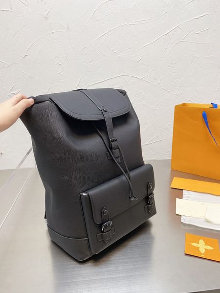 luxury tote brand shoulder bag crossbody handbag genuine leather cattlehide messenger bags original quality backpack 45cm monograms mens ver