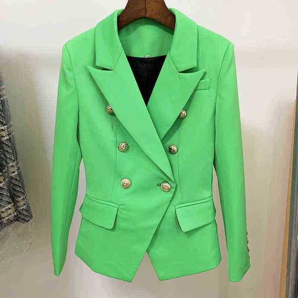 suit high street 2022 new designer blazer women metal lion buttons double breas, White;black
suit high street 2022 new designer blazer women metal lion buttons double breas, White;black