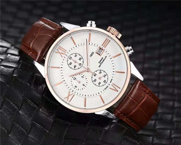 watches luxury designer six stitches series all dial work quartz watch wristwatches 1853 brand leather strap casual style, Slivery;black
watches luxury designer six stitches series all dial work quartz watch wristwatches 1853 brand leather strap casual style, Slivery;black