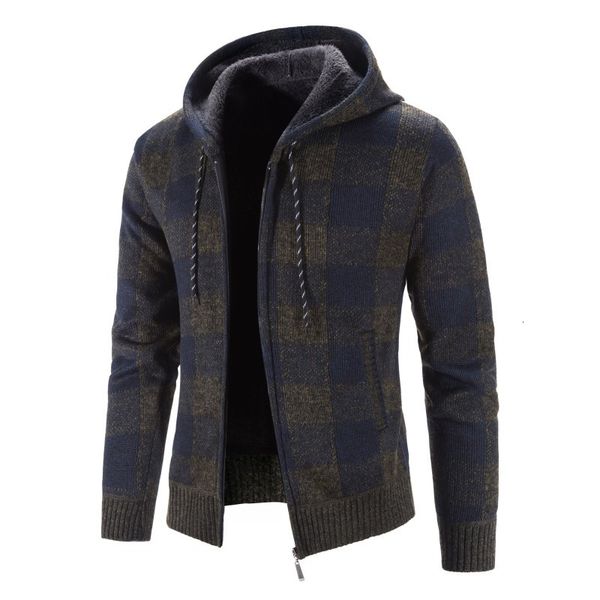 men's sweaters men's fleece thickened cardigan winter knit sweater warm hooded jackets plaid vintage coats faux fur wool zipper kn, White;black
men's sweaters men's fleece thickened cardigan winter knit sweater warm hooded jackets plaid vintage coats faux fur wool zipper kn, White;black