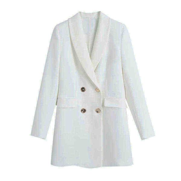 suit tangada women 2021 fashion solid long blazer jacket vintage double breaste, White;black
suit tangada women 2021 fashion solid long blazer jacket vintage double breaste, White;black