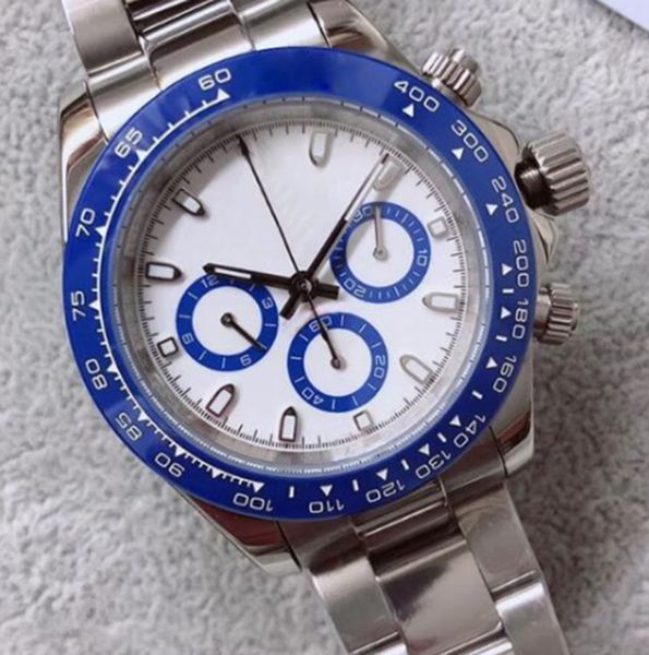 st9 men's automatic mechanical watch luxury designer sapphire 40mm white dial blue ceramic bezel small dial full work envio gratuito wr, Slivery;brown
st9 men's automatic mechanical watch luxury designer sapphire 40mm white dial blue ceramic bezel small dial full work envio gratuito wr, Slivery;brown