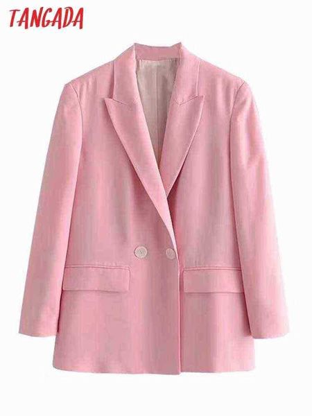 suit tangada 2022 new women pink double breasted blazer female long sleeve ladi, White;black
suit tangada 2022 new women pink double breasted blazer female long sleeve ladi, White;black