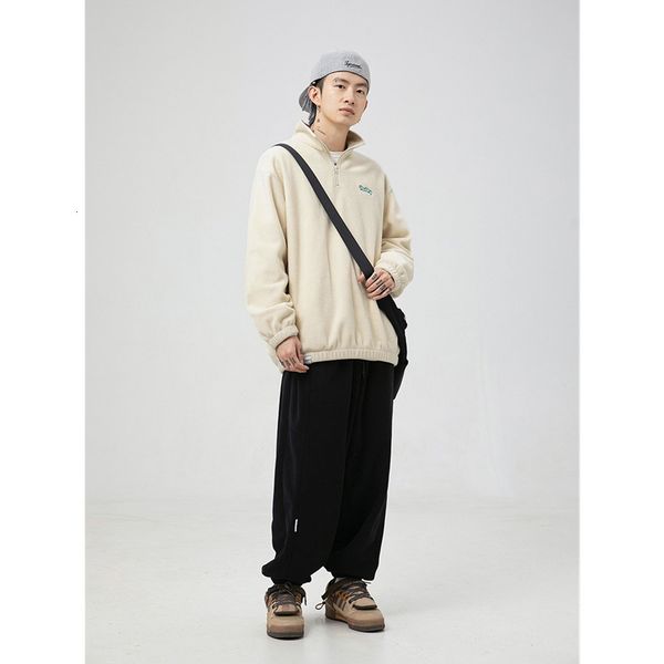 men's jackets men clothing fashion style embroidery fleece black stand collar sweater recreational loose neutral sweatshirts autumn 221, Black;brown
men's jackets men clothing fashion style embroidery fleece black stand collar sweater recreational loose neutral sweatshirts autumn 221, Black;brown