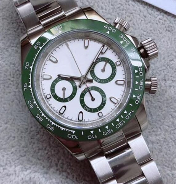 new st9 men's automatic mechanical watch luxury designer sapphire 40mm white dial ceramic bezel small dial full work envio gratuito wri, Slivery;brown
new st9 men's automatic mechanical watch luxury designer sapphire 40mm white dial ceramic bezel small dial full work envio gratuito wri, Slivery;brown