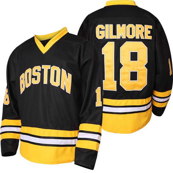 mens boston happy gilmore 18 adam sandler 1996 movie ice hockey jersey stitched in stock fast shipping s-xxxl, Black;red
mens boston happy gilmore 18 adam sandler 1996 movie ice hockey jersey stitched in stock fast shipping s-xxxl, Black;red