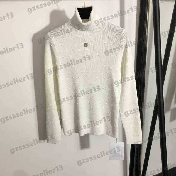 luxury womens sweaters cnl button-embellished sweater jacquard turtleneck long-sleeved knitted women sweater bottoming designer, White;black
luxury womens sweaters cnl button-embellished sweater jacquard turtleneck long-sleeved knitted women sweater bottoming designer, White;black