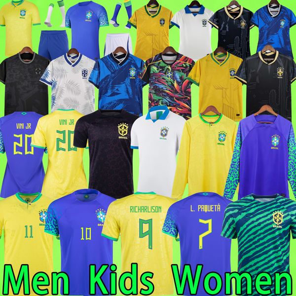 fans tees brazils soccer jerseys 2023 men kids kit women brasil vini jr g.jesus rodrygo antony pedro 22 23 long sleeve camiseta de futbol, Black
fans tees brazils soccer jerseys 2023 men kids kit women brasil vini jr g.jesus rodrygo antony pedro 22 23 long sleeve camiseta de futbol, Black