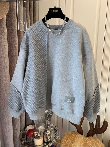 women's hoodies sweatshirts autumn winter trend pullovers women korean style stitching sweatshirt threaded pullover loose casual design, Black
women's hoodies sweatshirts autumn winter trend pullovers women korean style stitching sweatshirt threaded pullover loose casual design, Black