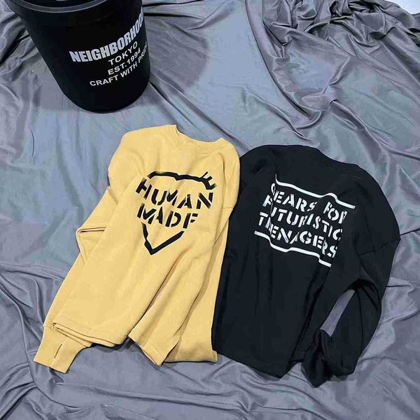 designer human made letters love cotton print plunged crew neck pullover blouse for men and men size xl, Black
designer human made letters love cotton print plunged crew neck pullover blouse for men and men size xl, Black