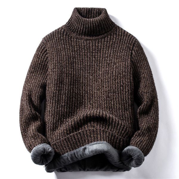 Winter trendy men's plush thick sweater striped turtleneck bottom knitwear chenille thermal shirt, Black
Winter trendy men's plush thick sweater striped turtleneck bottom knitwear chenille thermal shirt, Black
