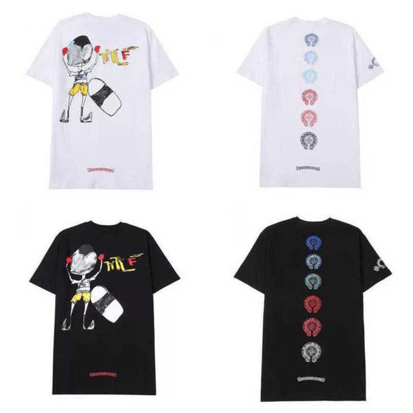 men's fashion luxury t shirt ch brand tees men women sanskrit letter short sleeve horseshoe couple t-shirts designer polos tshirts cro, White;black
men's fashion luxury t shirt ch brand tees men women sanskrit letter short sleeve horseshoe couple t-shirts designer polos tshirts cro, White;black
