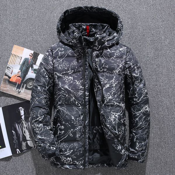 men's down parkas winter fashion xdfv coats eagle printed warm hooded loose outerwear male white duck puffer 221125, Black
men's down parkas winter fashion xdfv coats eagle printed warm hooded loose outerwear male white duck puffer 221125, Black