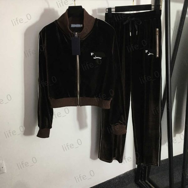 brand women two piece pants colorblock stand collar letter logo print zipper jacket elastic waist loose casual trousers fashion designer wo, White
brand women two piece pants colorblock stand collar letter logo print zipper jacket elastic waist loose casual trousers fashion designer wo, White