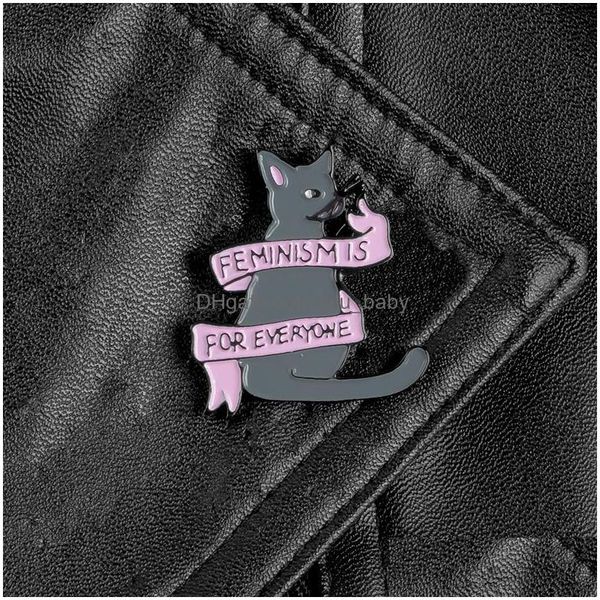 pins brooches grey cat feminismis brooch personality enamel pin wholesale creative metal animal badges jewelry small fashion access dhwtw, Gray
pins brooches grey cat feminismis brooch personality enamel pin wholesale creative metal animal badges jewelry small fashion access dhwtw, Gray