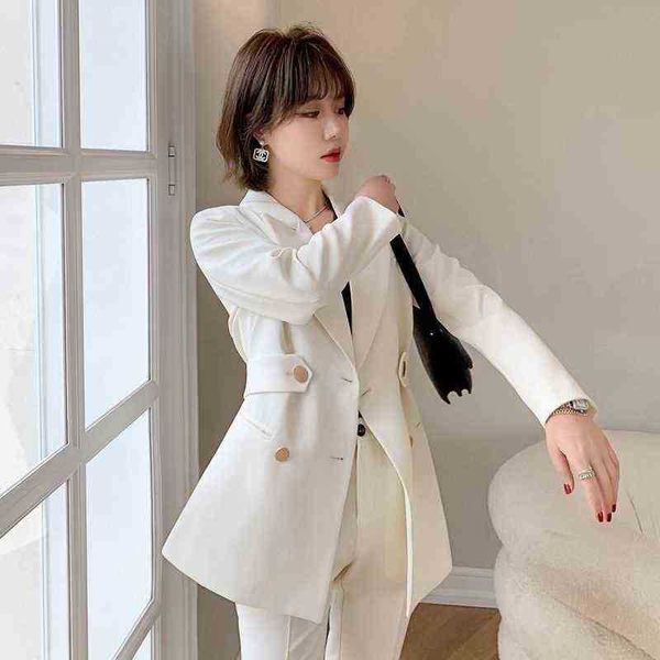 fashionable vintage casual loose women blazer double breasted chic full sleeve elegant solid color turndown office lady jackets j220813, White;black
fashionable vintage casual loose women blazer double breasted chic full sleeve elegant solid color turndown office lady jackets j220813, White;black