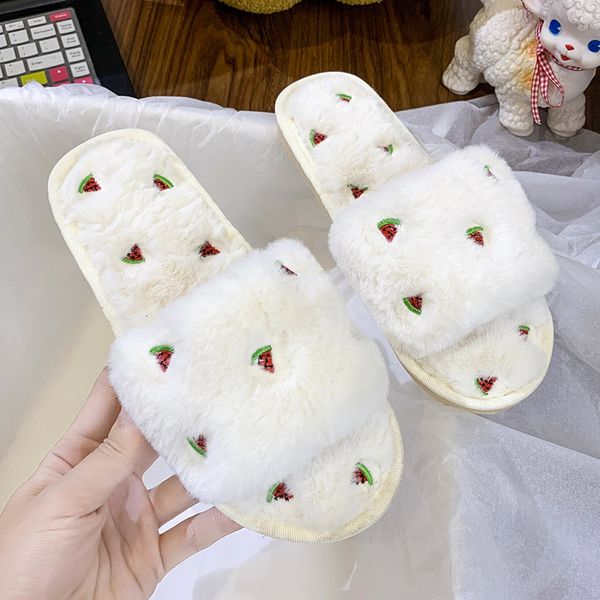 slippers winter indoor home women's open toe flat shoes cute fruit warm zapatos mujer 221126, Black
slippers winter indoor home women's open toe flat shoes cute fruit warm zapatos mujer 221126, Black