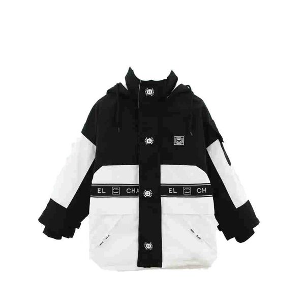 womans designer channel down jacket autumn and winter women puffer jackets coat embroidery c lapel hooded zipper casual short small parka, Black
womans designer channel down jacket autumn and winter women puffer jackets coat embroidery c lapel hooded zipper casual short small parka, Black