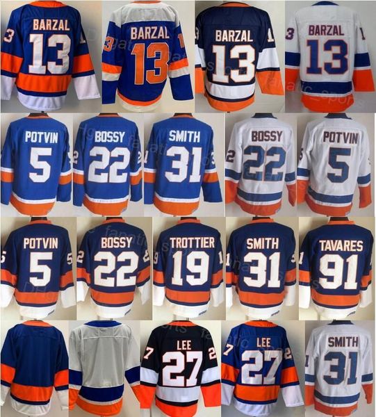 men 13 mathew barzal blank ice hockey jersey 27 anders lee vintage 22 mike bossy 5 denis potvin 31 billy smith 91 john tavares retro stadium, Black;red
men 13 mathew barzal blank ice hockey jersey 27 anders lee vintage 22 mike bossy 5 denis potvin 31 billy smith 91 john tavares retro stadium, Black;red